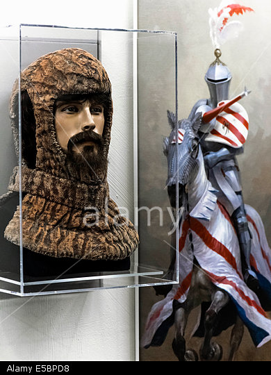 E5BPD8 Alma, Wisconsin, USA. 26th July, 2014. An exhibit at the Castlerock Museum, which houses the most complete arms and amor display in the Midwest. © Brian Cahn/ZUMA Wire/Alamy Live News